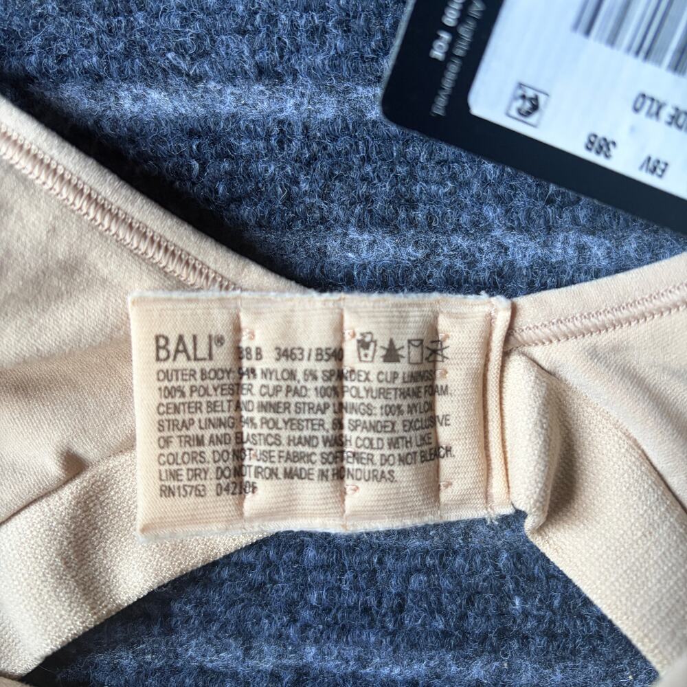 Bali Comfort Revolution Wirefree Bra Size 38 B - Picture 5 of 5